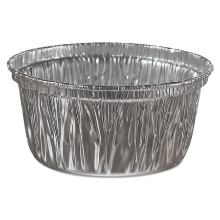 Hfa Aluminum Baking Cups, 4 oz, 3.38 in. Diameter x 1.56 in.h, 1000PK 34130